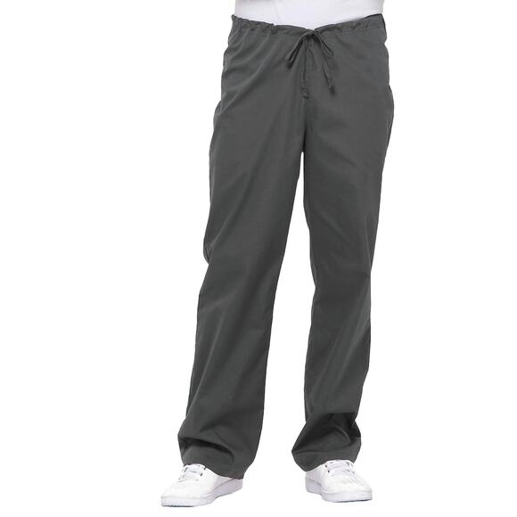 NWT Dickies Men’s Drawstring Scrub Pant Pewter Medical Workwear 5XL - Picture 2 of 6